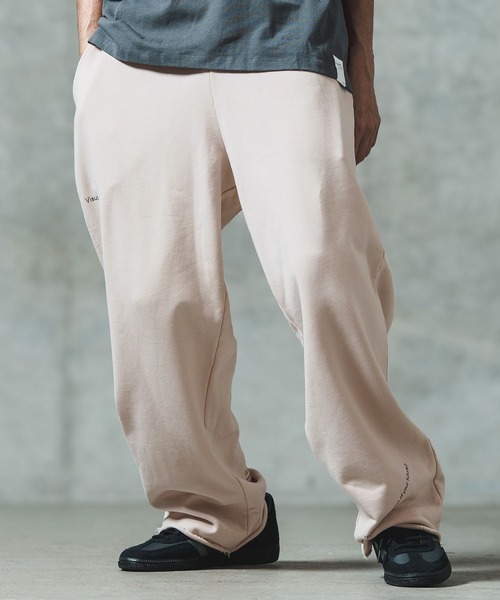 GLIMCLAP スウェットパンツ ジャージ mp13552- Wide straight sweat