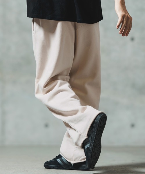 GLIMCLAP スウェットパンツ ジャージ mp13552- Wide straight sweat