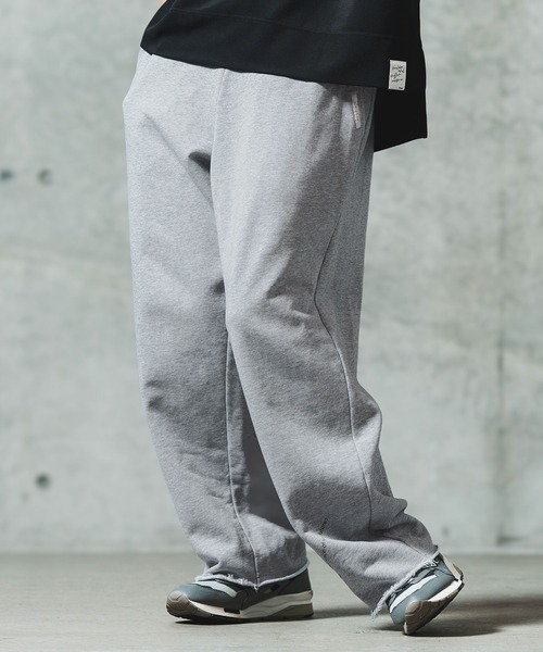 GLIMCLAP スウェットパンツ ジャージ mp13552- Wide straight sweat