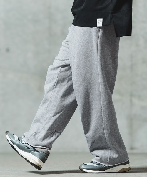 GLIMCLAP スウェットパンツ ジャージ mp13552- Wide straight sweat