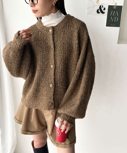 classicalelf（クラシカルエルフ） ニットカーディガン LARGE イエロー
