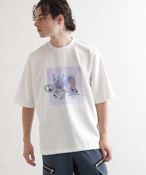 TAKEO KIKUCHI tシャツ ウールブレンド オフタートルネック