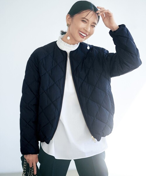 「UNFILO」 「unfilo」ダウンジャケット「TAIONコラボ」 SMALL ホワイト レディース_画像9