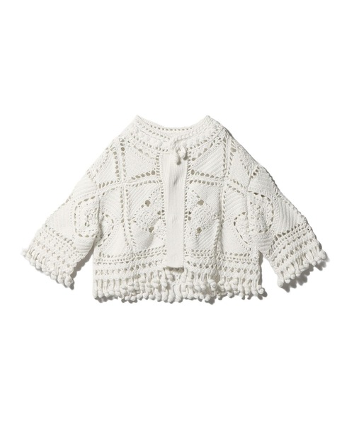 カーディガン BOUSSOLE / クロシェ トップス「ESTNATION EXCLUSIVE」 レディース boussole カーディガン BOUSSOLE / クロシェ トップス