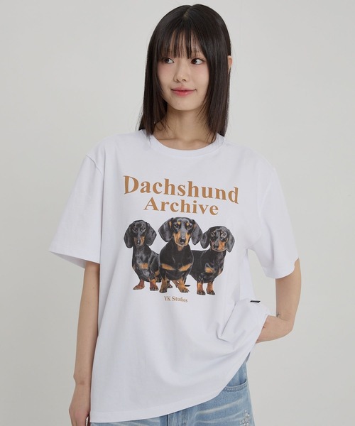 WaiKei tシャツ 「UNISEX」Wai Kei／ダックスフントTEE