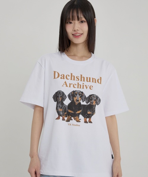 WaiKei tシャツ 「UNISEX」Wai Kei／ダックスフントTEE