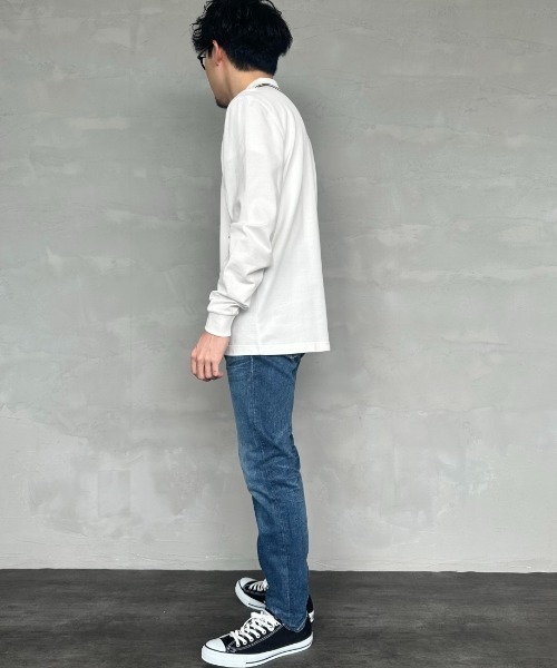 [FRED PERRY] рубашка-поло с длинным рукавом M черный женский 
