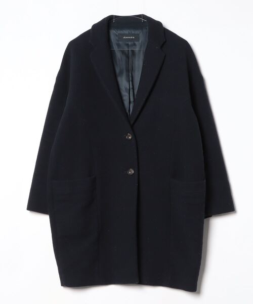 JEANASIS（ジーナシス） チェスターコート FREE ネイビー レディース