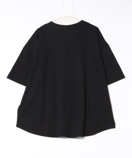 tシャツ a.p.o.v. アシンメトリーバイアスショルダージップオーバー