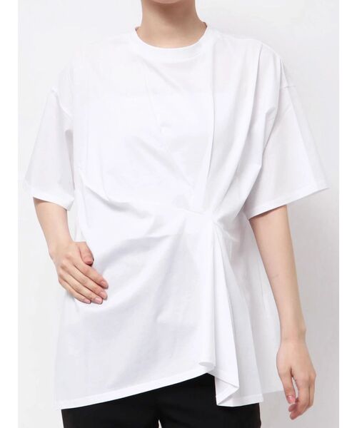 tシャツ ツイストデザインTシャツ レディース