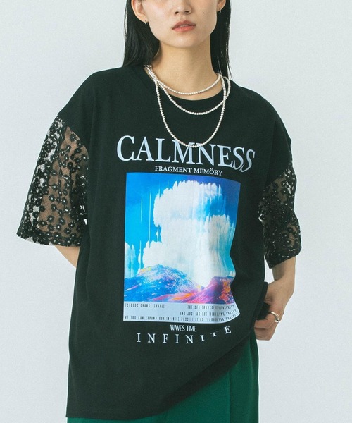 【美品】OKIRAKU オキラク 花モチーフ袖付きプルオーバー ブラック S相当 オキラク（OKIRAKU）のおすすめ人気商品一覧 通販 - Yahoo