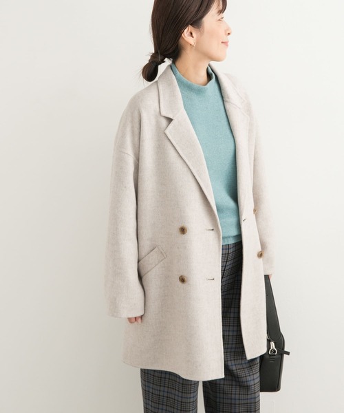 URBAN RESEARCH DOORS グレー チェスターコート URBAN RESEARCH DOORS（アーバンリサーチドアーズ） チェスターコート