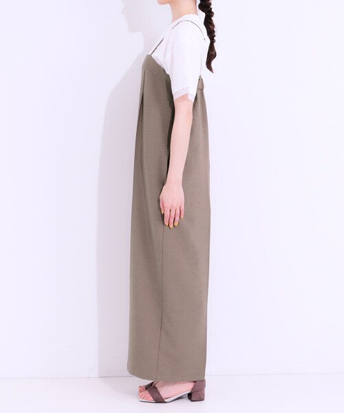 サロペット・オーバーオール・オールインワン TAIDAI SHEER LONG TOP DRESKIP（ドレスキップ） サロペット オーバーオール 「S-LL」Iライン