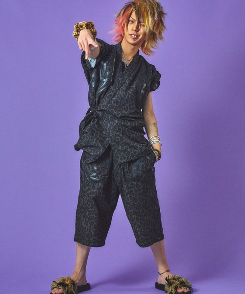 142061 メンズファッション 病みに染まりしボロボロ甚平 GALFY 152080