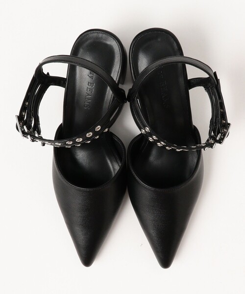 Ray BEAMS（レイ ビームス） パンプス ダブル ベルト ヒール パンプス