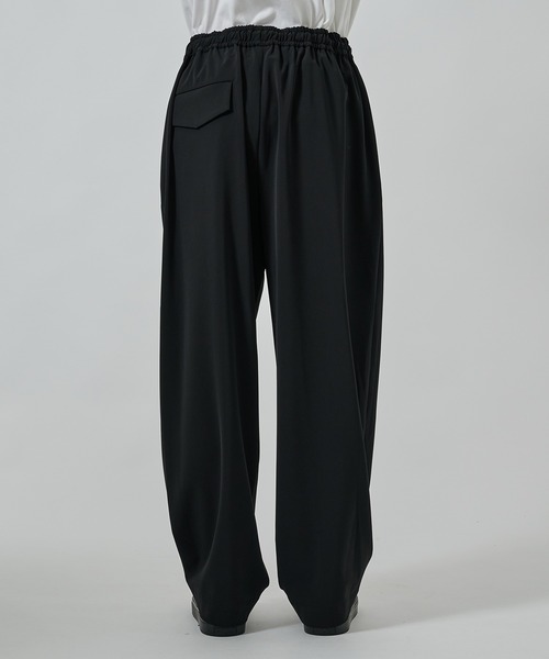CULLNI ブラック スリット スラックス CULLNI スラックス 「CULLNI」別注 Sugoku Suzushii Pants