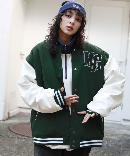 MSG」 スタジャン M ブラック メンズ : ZOZOTOWN Yahoo!店 - 通販