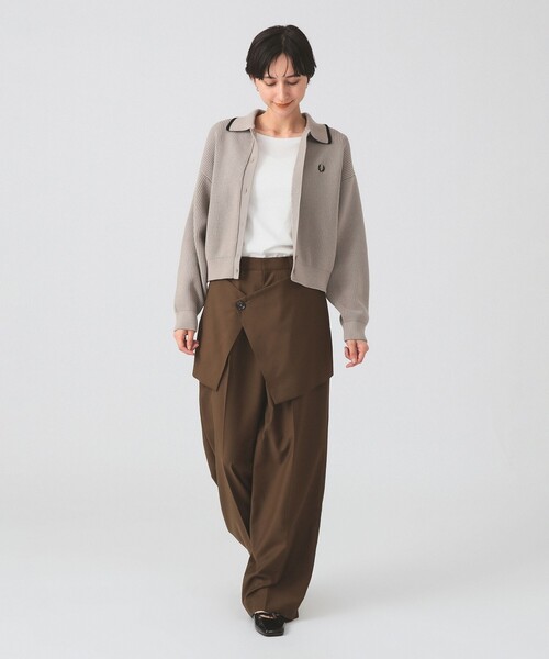 『RAY BEAMS 』レイビームス　セットアップ 　紺ブレ・ワイドパンツ BEAMS F（322877） スタイリング・コーディネイト｜BEAMS