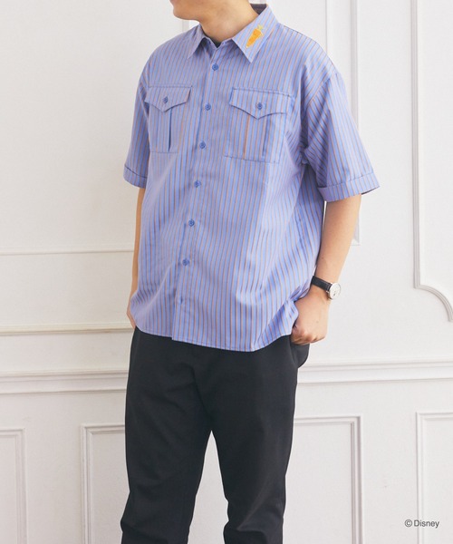 Disney（ディズニー） シャツ ズートピア/ジュディ/ストライプシャツ