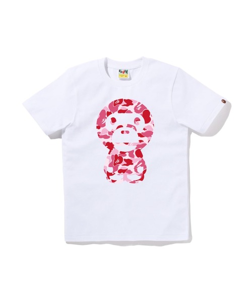 tシャツ ABC CAMO BIG BABY MILO TEE レディースの画像