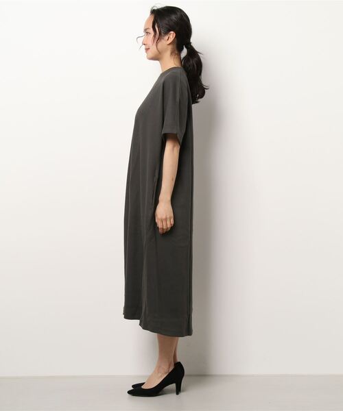 「ARCH & LINE」 半袖ワンピース 1 ラベンダー レディース_画像2