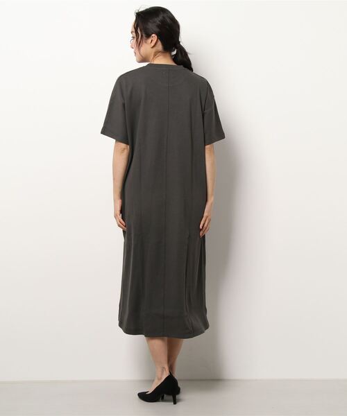 「ARCH & LINE」 半袖ワンピース 1 ラベンダー レディース_画像3