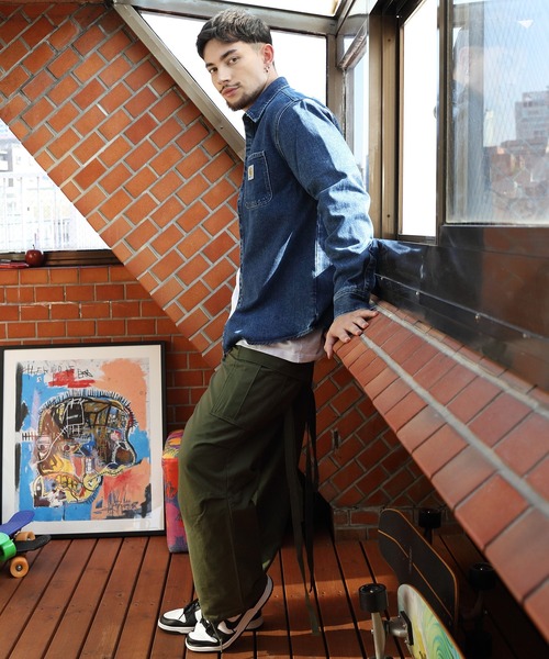 多*★様 Carhartt ダークデニムジャケット carhartt カーハート デニムジャケットのおすすめ人気商品一覧