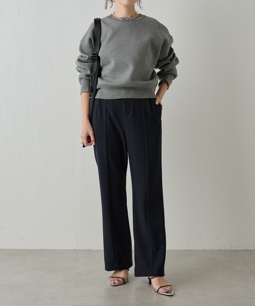 「COLLAGE GALLARDAGALANTE」 長袖ニット FREE オフホワイト レディース_画像4