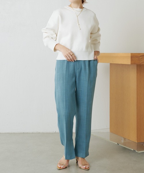 「COLLAGE GALLARDAGALANTE」 長袖ニット FREE オフホワイト レディース_画像9