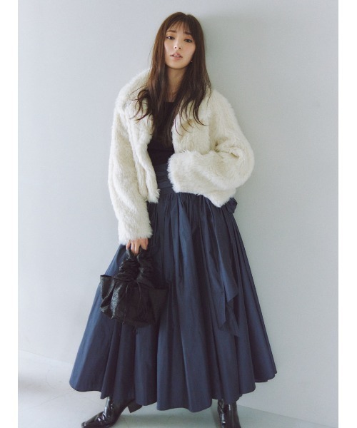 FRAY I.D（フレイ・アイディー） ロングスカート 0 ネイビー