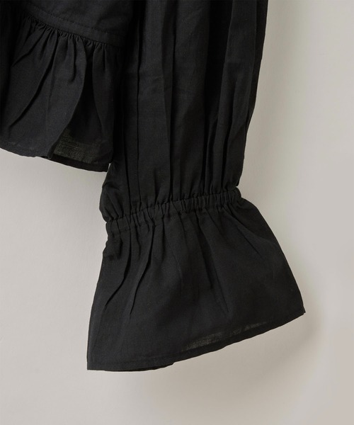 トップス crinkle crinkle crinkle crinkle ブラウス シャツ 「crinkle crinkle」frill poncho L/S