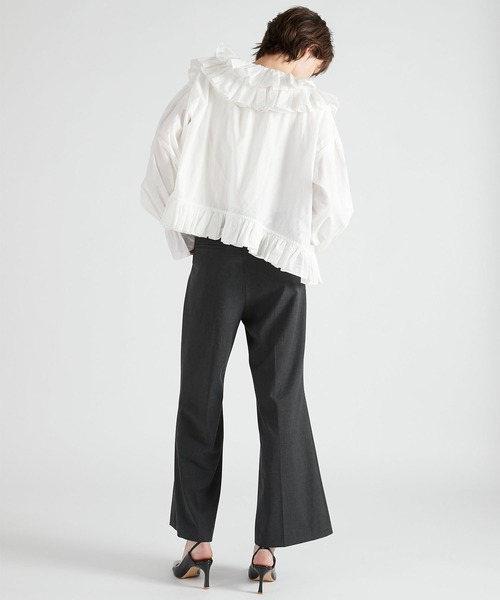 トップス crinkle crinkle crinkle crinkle パンツ 「crinkle crinkle」sheer cotton 3D embroidery