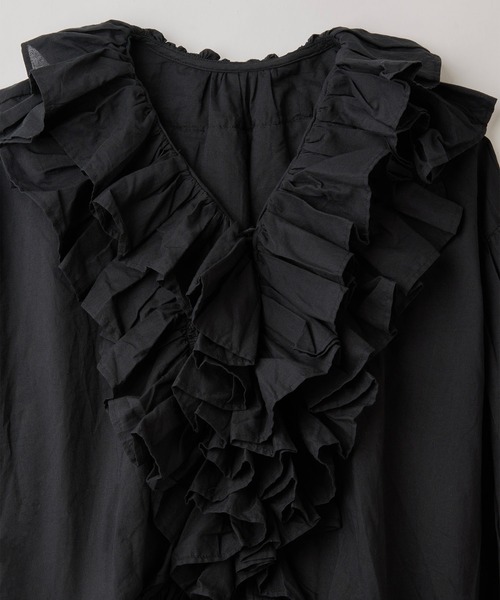 トップス crinkle crinkle crinkle crinkle パンツ 「crinkle crinkle」sheer cotton 3D embroidery