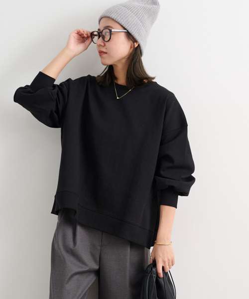「JOURNAL STANDARD relume」 長袖カットソー FREE ブラック レディース_画像2