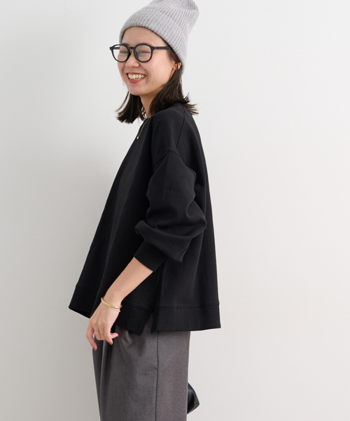 「JOURNAL STANDARD relume」 長袖カットソー FREE ブラック レディース_画像3