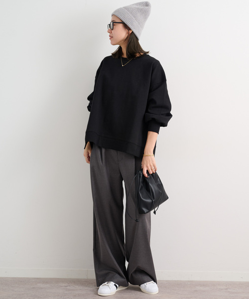 「JOURNAL STANDARD relume」 長袖カットソー FREE ブラック レディース_画像5