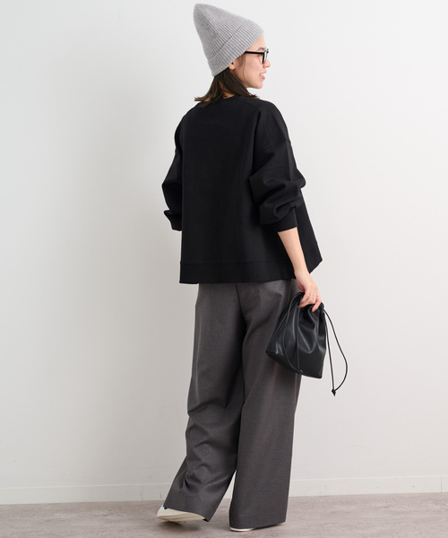 「JOURNAL STANDARD relume」 長袖カットソー FREE ブラック レディース_画像6