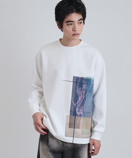 tk.TAKEO KIKUCHI（ティーケータケオキクチ） tシャツ 長袖 サイド