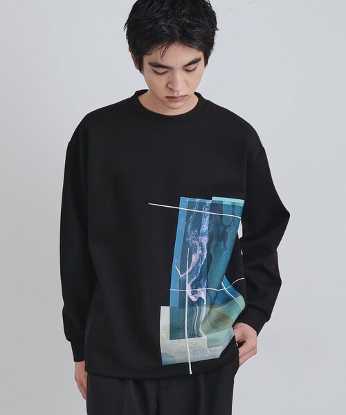 tk.TAKEO KIKUCHI（ティーケータケオキクチ） tシャツ 長袖 サイド 