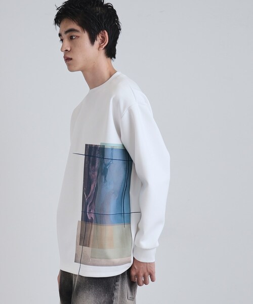 tk.TAKEO KIKUCHI（ティーケータケオキクチ） tシャツ 長袖 サイド 