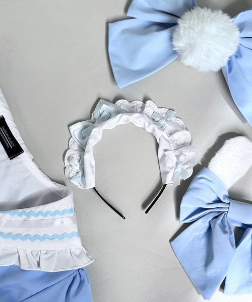 MAISON SELECT ワンピース 9D10 うさみみ セーラー ぽんぽん リボン