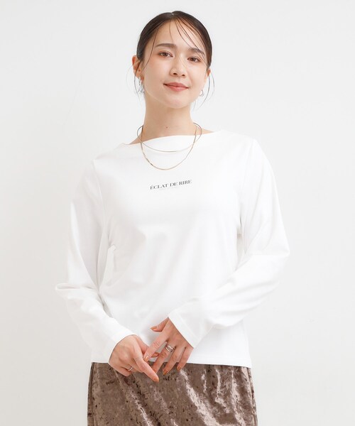 DRESKIP（ドレスキップ） tシャツ 「S-LL」お顔周りを美しく見せる