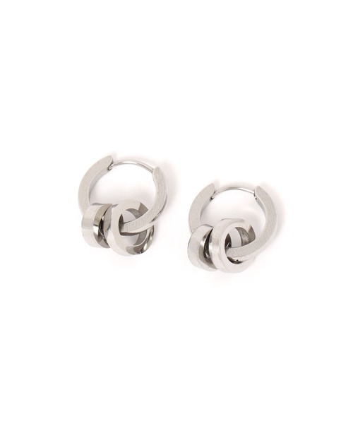 LAKOLE（ラコレ） ピアス 「MENS」ステンレス2WAYピアス / 598762