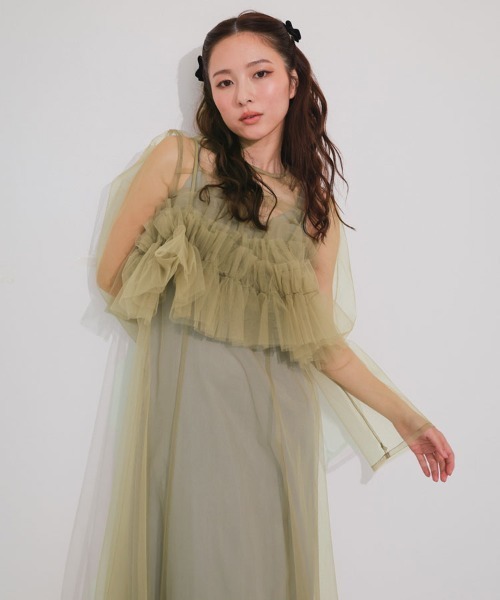DONOBAN（ドノバン） ドレス 「ANDRESD」multiway volume tulle dress