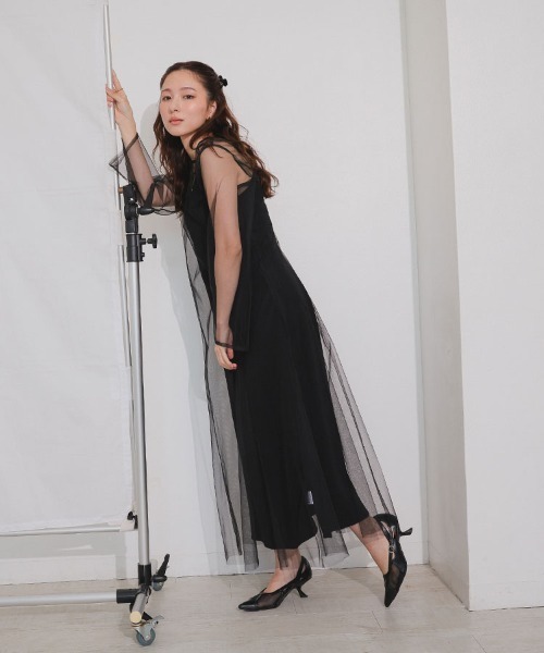 DONOBAN（ドノバン） ドレス 「ANDRESD」multiway volume tulle dress