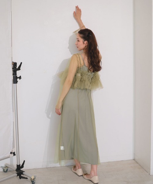 DONOBAN（ドノバン） ドレス 「ANDRESD」multiway volume tulle dress