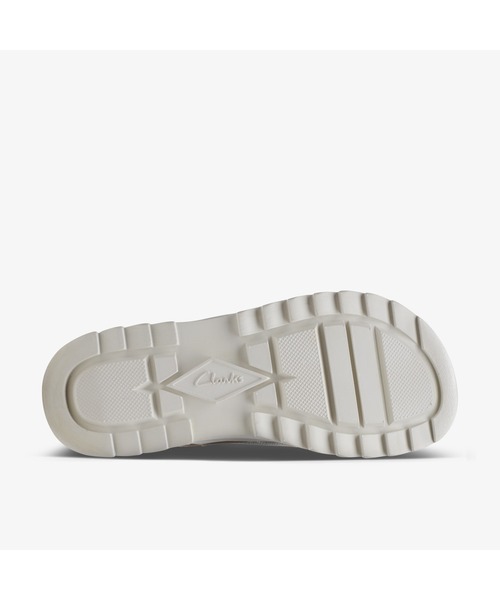 「Clarks」 フラットサンダル - シルバー レディース_画像5