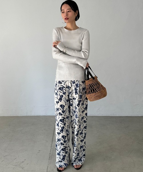 「DOUX ARCHIVES」 パンツ 38 ブルー レディース_画像4