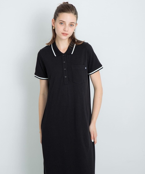 URBAN RESEARCH Sonny Label 半袖ワンピース FREE ブラック レディース