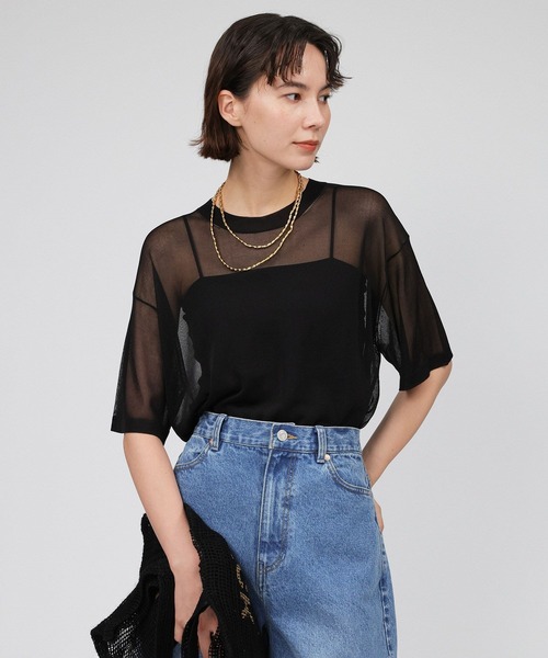 「BABYLONE」 半袖カットソー フリー ホワイト レディース_画像8